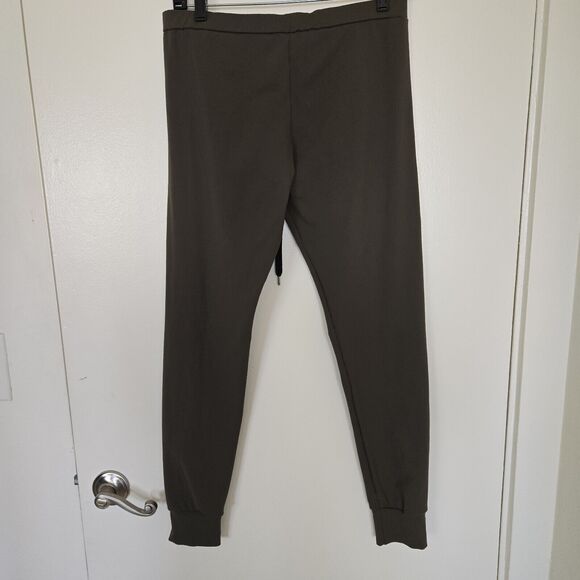 Indah Body Pull-On Jogger Pants Womens Sz Small 2 Olive Army Green Green Stretch - Picture 2 of 9